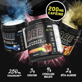 Applied Nutrition ABE Pre Workout - Poudre pré-entraînement entièrement noire, énergie et performances physiques avec citrull