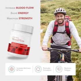 Blood Swiss - Oxyde nitrique avec nitrosigine - Circulation maximale et formule bien-être quotidien - Cycle et métabolisme - 
