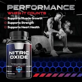 Oxyde nitrique – Boost dénergie pour hommes et femmes – Croissance musculaire, amélioration de la force, récupération dendu