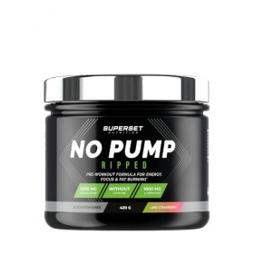 Superset Nutrition | No Pump Ripped 420g | PreWorkout | Le pré-workout triple action : énergie, congestion et brûle-graisse