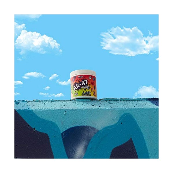 AK-47 Labs AK-47 - Booster de pré-entraînement paranoïa - Booster dentraînement - Fitness - Bodybuilding - 240 g Blue Raspb