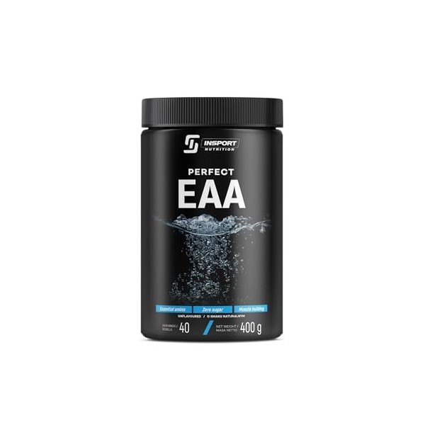 INSPORT Nutrition - EAA PERFECT - Supplément Sportif Professionnel - Acides Aminés - Soutien à lexercice - 40 Portions - 400 ...