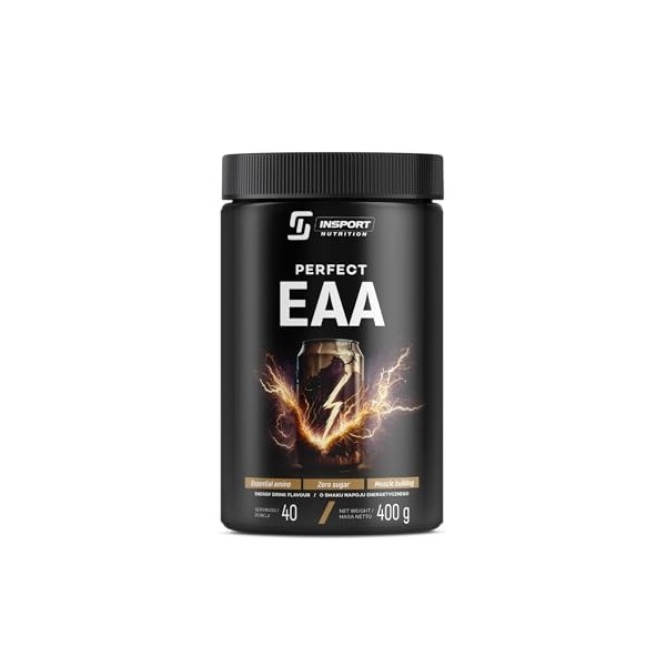 INSPORT Nutrition - EAA PERFECT - Supplément Sportif Professionnel - Acides Aminés - Soutien à lexercice - 40 Portions - 400 ...
