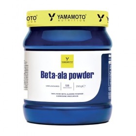 YAMAMOTO NUTRITION BetaALA POWDER 250 grammes, Bêta-Alanine, le Choix Idéal pour Retarder la Fatigue et Prolonger les Perform
