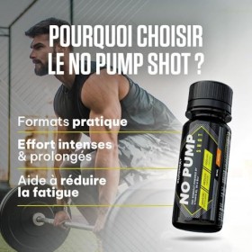 Superset Nutrition - No Pump Shot unitaire, 60ml - PreWorkout en solution buvable pour une absorbtion optimale - Formule sp
