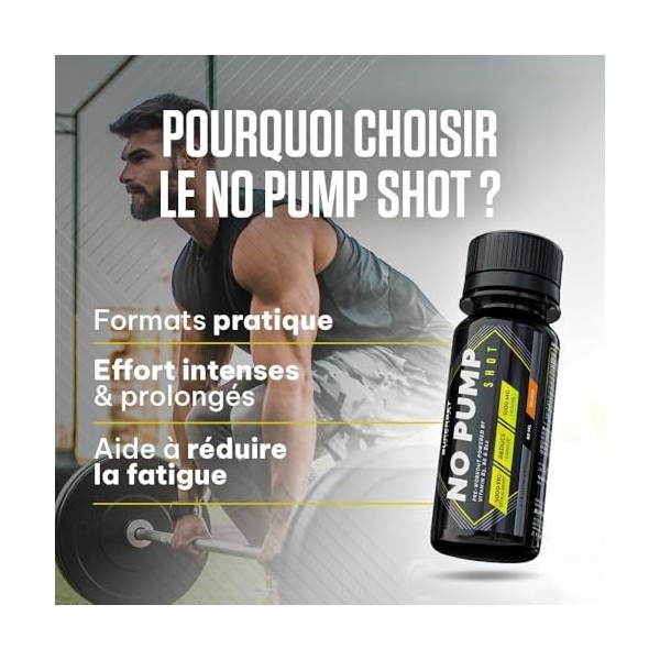 Superset Nutrition - No Pump Shot unitaire, 60ml - PreWorkout en solution buvable pour une absorbtion optimale - Formule sp