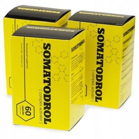 3x Somatodrol Complément alimentaire Masse et force pour les muscles