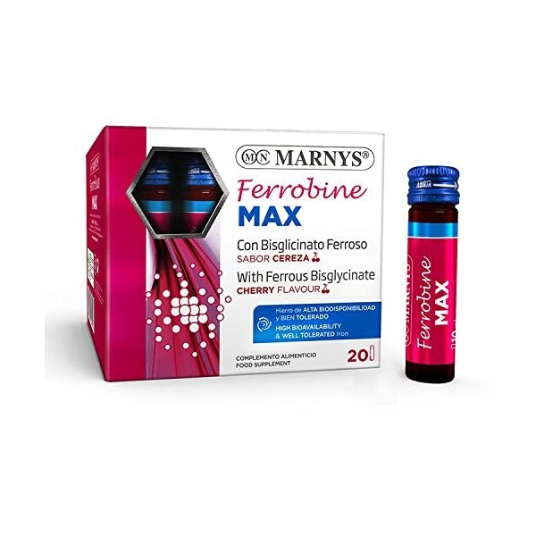 MARNYS FERROBINE MAX 20amp. – produit spécialisé pour un usage quotidien, peut être utilisé régulièrement selon les besoins i