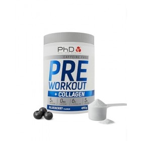 PhD Pre-Workout + Collagen 20 Servings Myrtille - Pré-entraînement - Booster de pré-entraînement