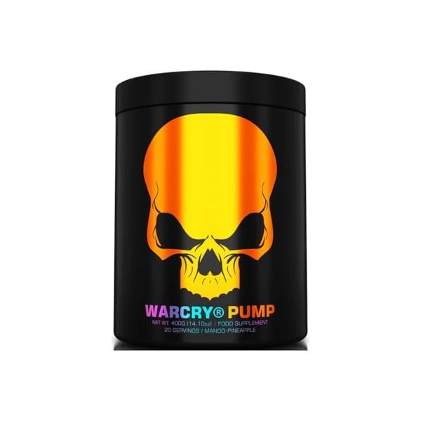 Genius Nutrition WARCRY Pump 20 Servings Mangue-Ananas - Pré-entraînement - NO Booster