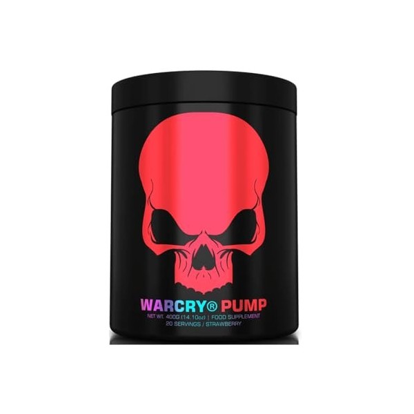 Genius Nutrition WARCRY Pump 20 Servings Mangue-Ananas - Pré-entraînement - NO Booster
