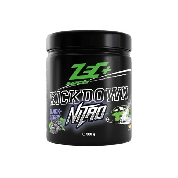 Zec+ Kickdown Nitro 19 Servings Mûre - Pré-entraînement - Booster de pré-entraînement