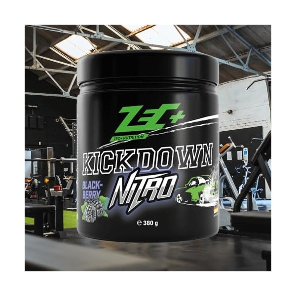 Zec+ Kickdown Nitro 19 Servings Mûre - Pré-entraînement - Booster de pré-entraînement