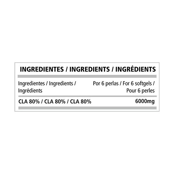 PWDNUTRITION CLA-1000 90cap. – complément complet proposé en gélules pratiques, boîte de 90 gélules, à prendre régulièrement 