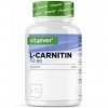 L-Carnitine - 240 Gélules - Hautement Dosé à 3000 mg par Portion journalière - Premium : 100% L-Carnitine Tartrate - Sans add