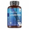L Carnitine 2000mg, 120 Gélules Vegan Multi Usages, Acide Aminé Gelules Carnitine sans Stéarate de Magnésium et sans Excipien