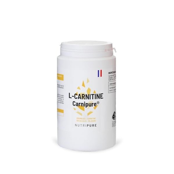 Nutripure | L-Carnitine Carnipure® 2000 mg | Forme Pure | Idéal avant l’entraînement | Poudre | Qualité Brevetée Carnipure® |...