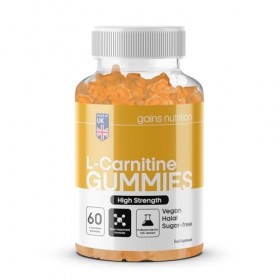 GN Acetyl L-Carnitine Gummies | 60 Gommes L Carnitine pour Hommes et Femmes – 1 000 mg Acétyl-L-Carnitine par portion avec As