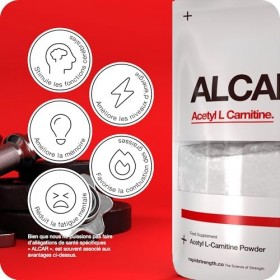 Acetyl L Carnitine ALCAR Powder - Améliore le niveau dénergie - Favorise la performance physique Carnitine