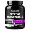 Bandini® Créatine Monohydrate en Poudre 500 g - 147 portions - 100% Pure Creatine micronisée - Solubilité optimale, Non aroma