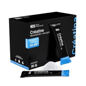 Créatine Monohydrate 100% Pure 3000 mg – Sticks | Micronisée | Prise de Masse Musculaire, Force, Endurance, Récupération, Éne
