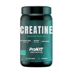 Créatine Monohydrate 200 Mesh Micronisée – Créatine Pure 1000 g ProNXT | Haute Solubilité | 293 Doses | Avec Dosette | Complé