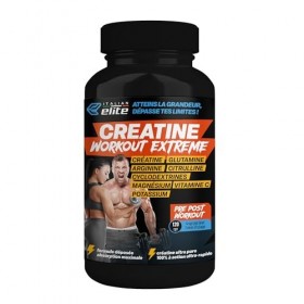 Italian Elite® Creatine Extreme, Créatine avec Glutamine, Arginine, Citrulline, Vit. C, Magnésium, Potassium, Cyclodextrines.