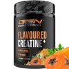 Flavoured Creatine poudre - 550 g - créatine monohydrate + L-taurine - créatine micronisée aromatisée - sans sucres & excelle