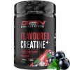 Flavoured Creatine poudre - 550 g - créatine monohydrate + L-taurine - créatine micronisée aromatisée - sans sucres & excelle