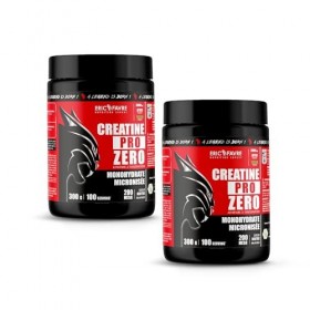 PURE CREATINE MONOHYDRATE Pro Zero - Créatine de Qualité Micronisée - Effort Intense - Boost les Performances - Dissolution C...