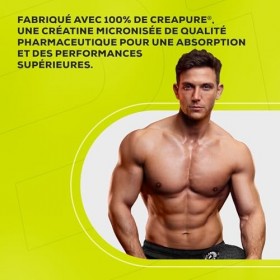BioTechUSA Mega Creatine │ Formule de marque Creapure® │ Formule micronisée │ Pureté et fiabilité exceptionnelles, 306 g, Non