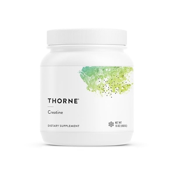 Thorne Creatine - Pour lendurance physique, la force et la masse corporelle maigre - 450g Créatine