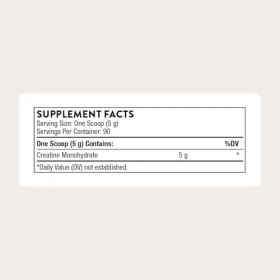 Thorne Creatine - Pour lendurance physique, la force et la masse corporelle maigre - 450g Créatine