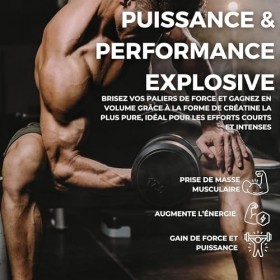 BOOSTIES Créatine Monohydrate Poudre 500g 142 Jours – Créatine Ultra Pure & Micronisée – Force Explosive, Prise de Masse & 