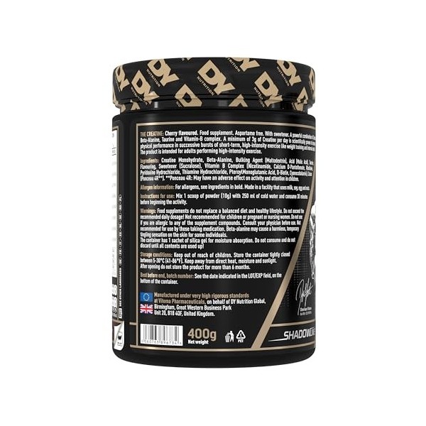 Dorian Yates The Creatine, Cherry - 400g