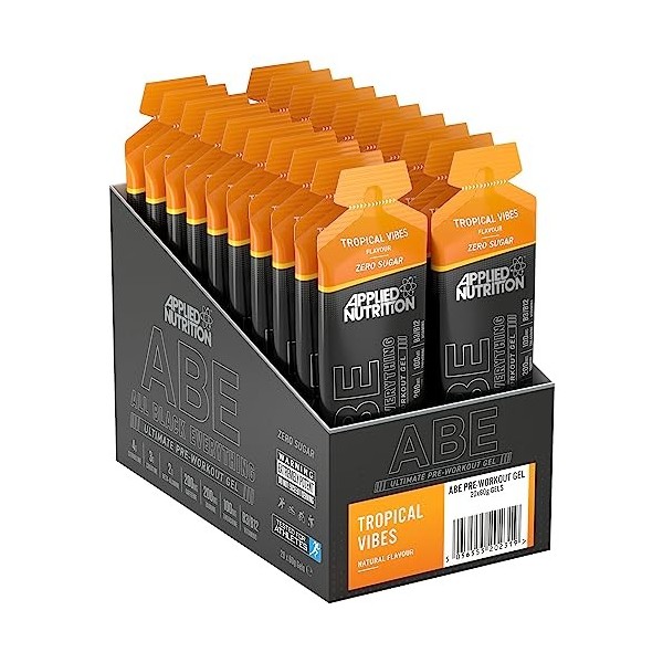 Applied Nutrition ABE Pre Workout Gel – All Black Everything Pre Workout Gel énergétique & performance physique avec citrulli