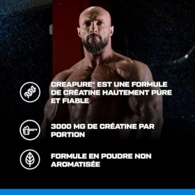 Scitec Nutrition Mega Creatine Monohydrate | Formule brevetée Creapure® | 3 g de créatine par portion | Haute pureté et fiabi