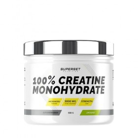 Superset Nutrition | 100% Creatine Monohydrate 530g | Créatines | Force, puissance et explosivité musculaire - Lime Burst