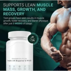 Turkestérone - Diététique - pour la masse musculaire, la force, lendurance - Végétarien, sans OGM et sans gluten