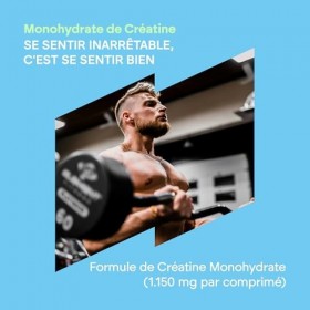 Créatine Monohydrate 6000mg - Hommes et Femmes - pour Sportifs - Complément Alimentaire en Comprimés - 90 Comprimés Créatine 