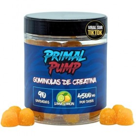 Primal Pump Gommes de Créatine Monohydratée 4,5g - Créatine en Gommes pour Performance et Puissance - Sans Sucre, Véganes et 