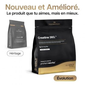 Protein Works | Creatine 360 – GOLD Innovation, Monohydrate de Créatine, CoQ10, Aquamin, Vitamines D3 & B6, Magnésium, Focus ...