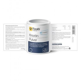 RAABVITALFOOD CREATINE polvo 75 gr VEGAN – convient à ceux qui recherchent un produit fiable au quotidien, soin conçu pour un