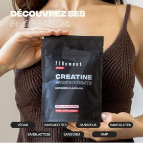 Créatine Monohydrate Poudre 100g - créatine monohydrate pure de qualité micronisée - haut dosage efficace, optimal pour l‘ent...