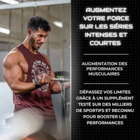 Créatine Monohydrate 100% Creapure® | Complément alimentaire pour force, performance et récupération | Idéal musculation, Cro