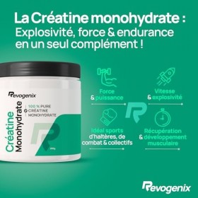 Créatine Monohydrate Pure | 83 Portions | Prise de Masse, Force, Explosivité, Résistance Musculaire et Récupération | Pre Wor