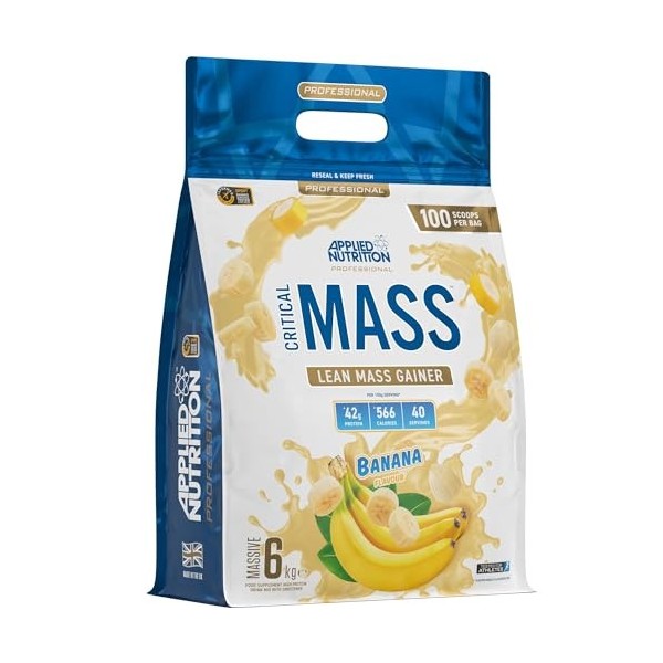 Applied Nutrition Critical Mass - Professional, Banana - 6000g
