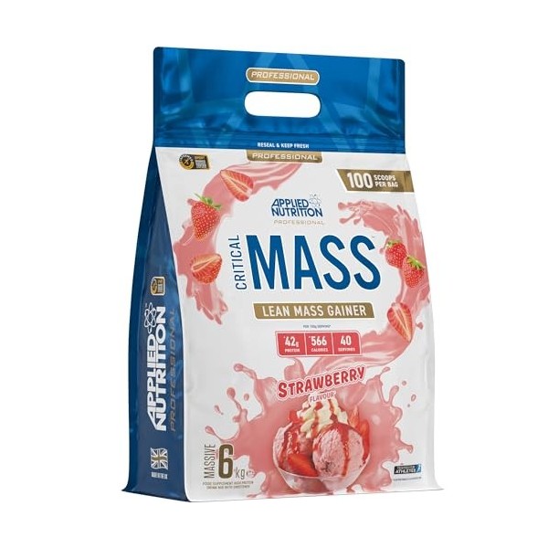 Applied Nutrition Critical Mass Professional Strawberry 6Kg