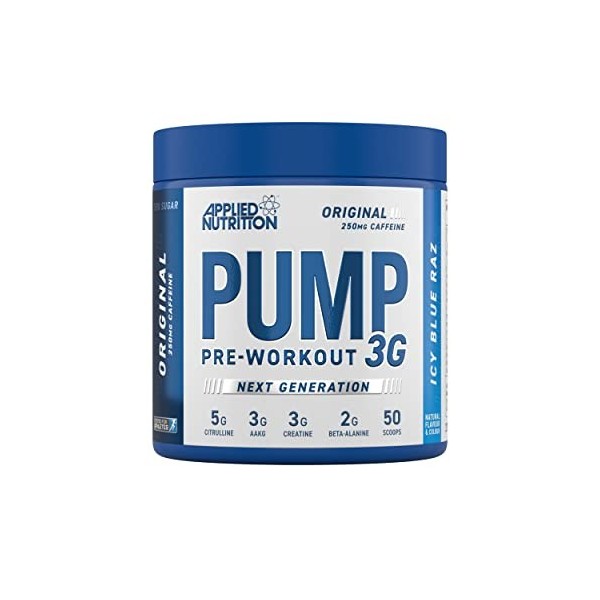 Pump, Icy Blue Raz - 375g Créatine
