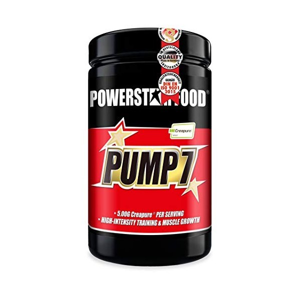 PUMP 7 | Boîte 1125g de 45 portions | 7 combinaisons de nutriments pour plus de puissance en entraînement et en compétition |